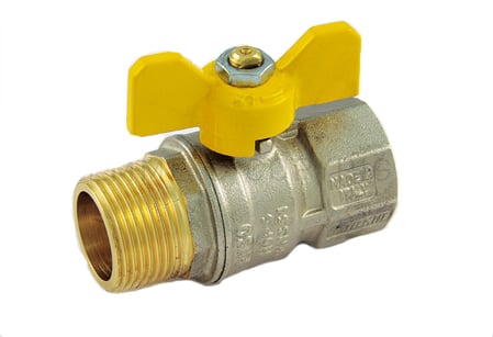 Кран кульовий 2371G газ. з мет. (Г-Ш) 1/2 (ART 2390003)