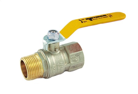 Кран кульовий 2381G газ. з ручкою (Г-Ш) 3/4 (ART 2390014)