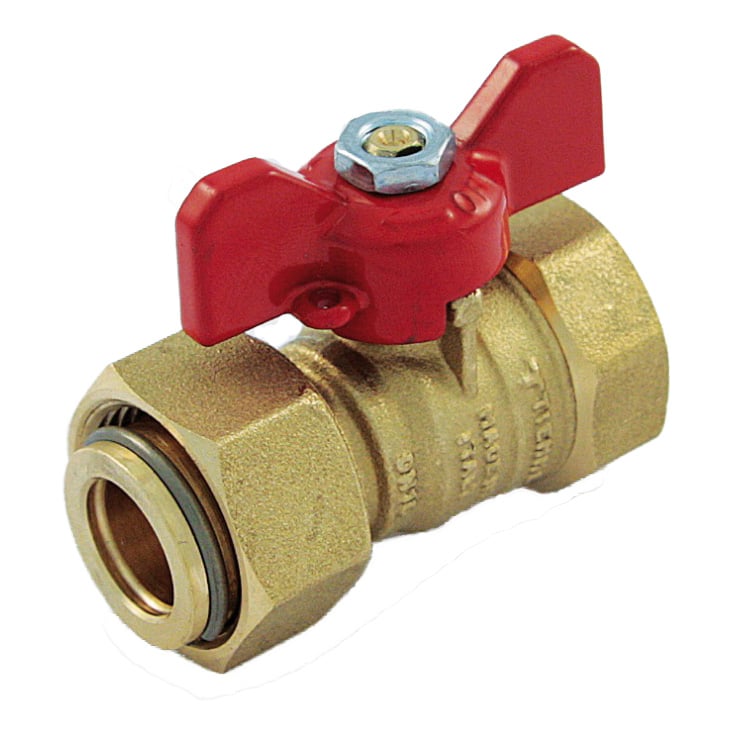 Кран прям. під пломбу 1/2В*3/4В з накидною гайкою (2263R0405)