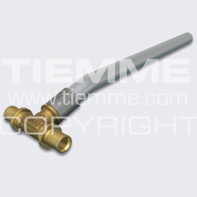 Трійник для радіаторів з трубкою 300мм 16 x 2,2 - 15 - 16, Tiemme (Італія)