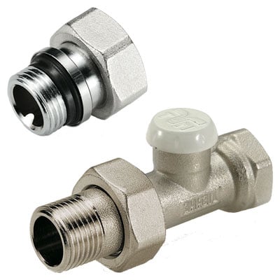 Вентиль ЄC  д/рад прям.(нижн.) 3/4 O-ring (3235N0505ECR)